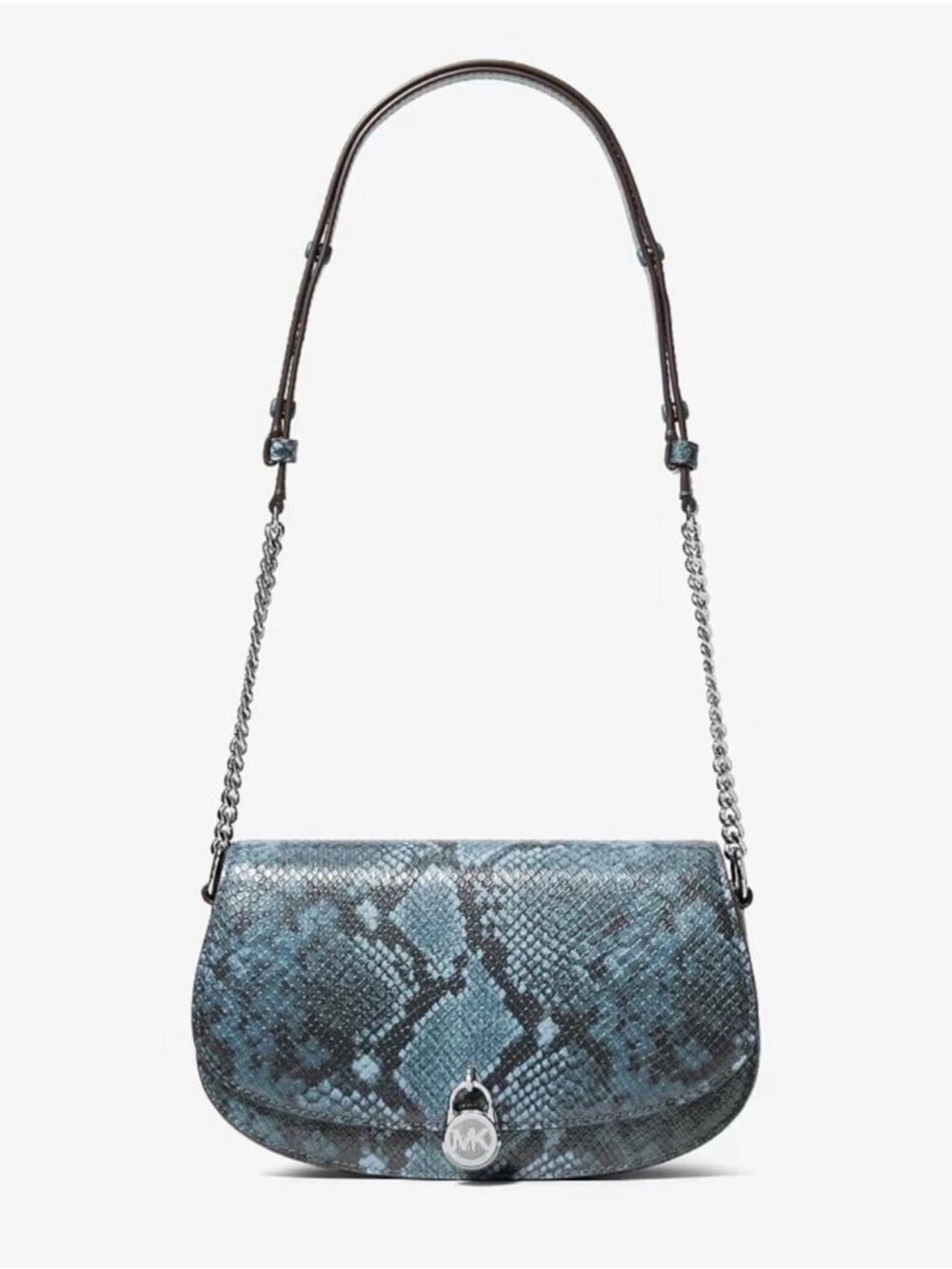 Michael Kors Mila Snake Embossed Messenger Bag